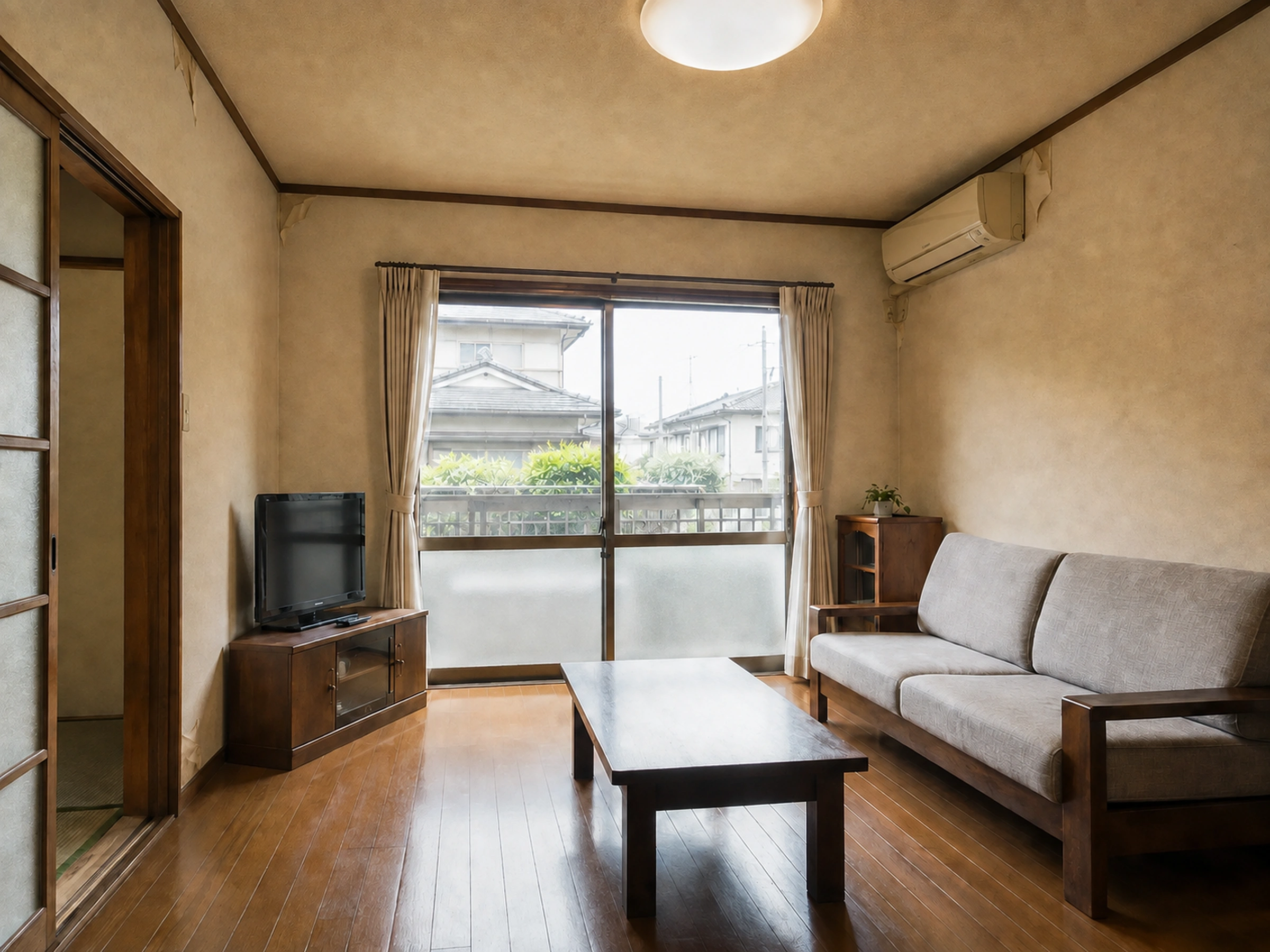 Sala em Okazaki antes da renovação